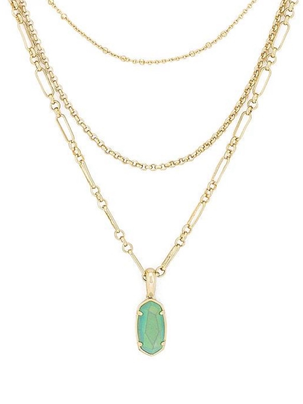Kendra Scott Elisa Triple Strand Necklace